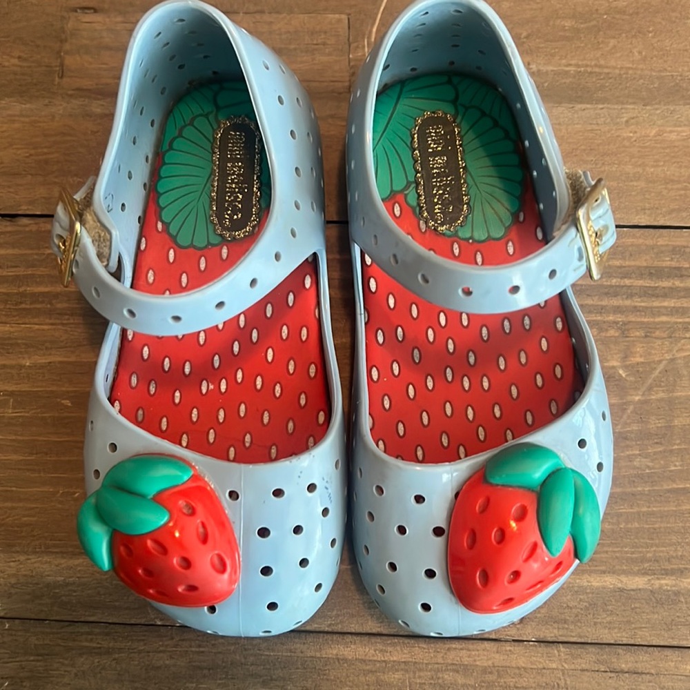 Mini Melissa strawberry shoes